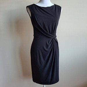 Donna Ricco New York Black Classic Sleeveless Knee-length Dress Size 6